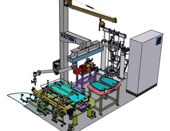 representation of how glass gluing works